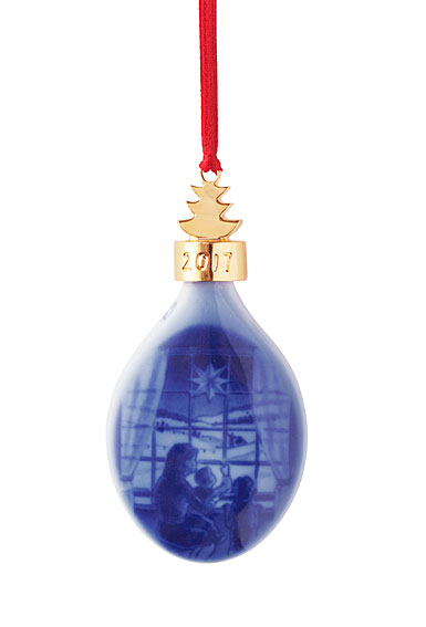 Royal Copenhagen Bing and Grondahl Christmas Drop Ornament