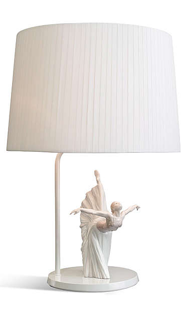 Lladro Classic Lighting, Giselle Arabesque Table Lamp