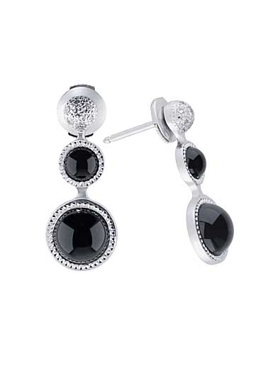 Lalique Petillante Earrings, Black