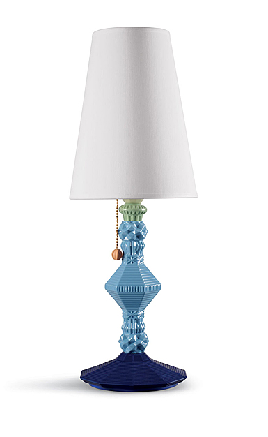 Lladro Classic Lighting, Belle De Nuit Table Lamp. Multicolor