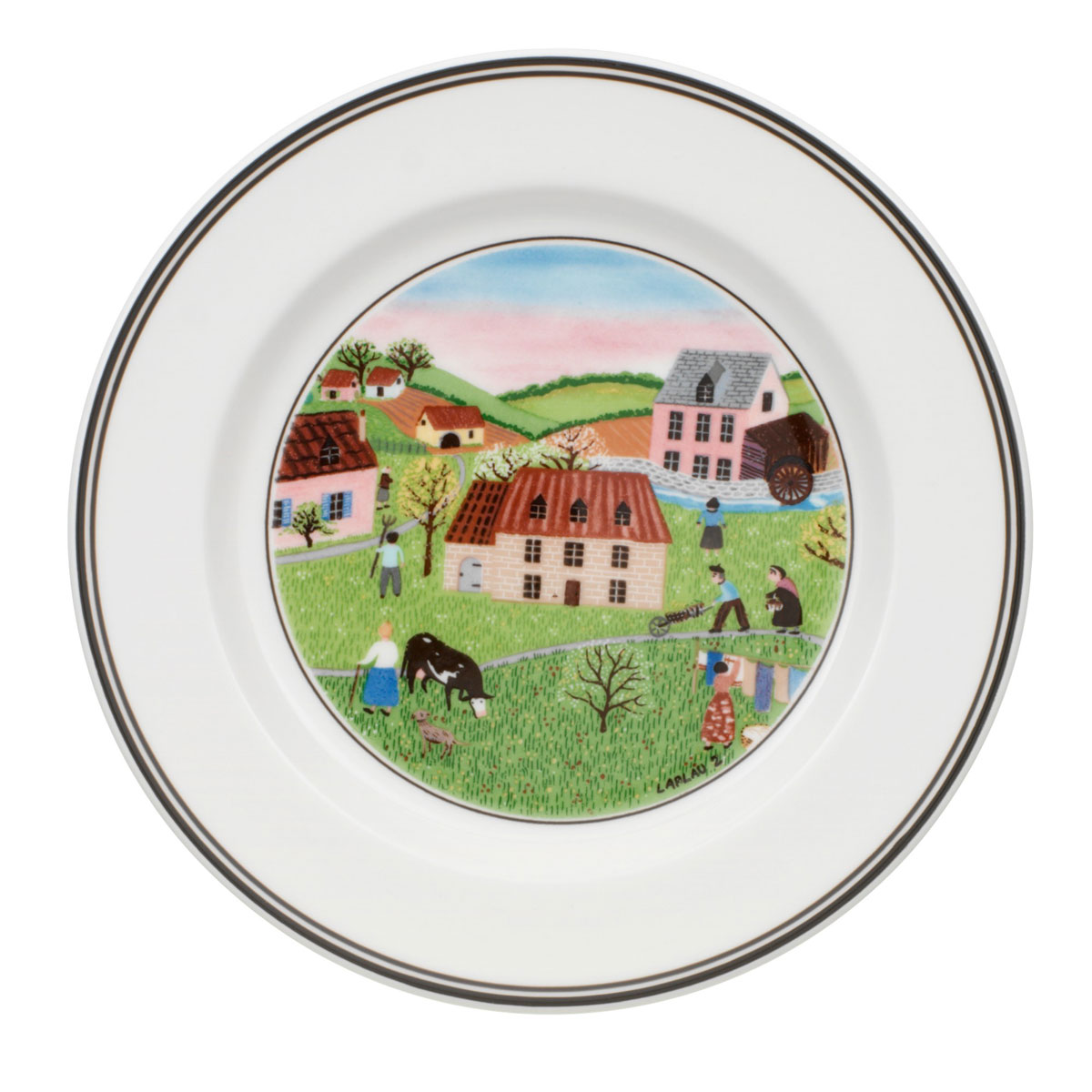 Villeroy and Boch Design Naif Bread and Butter Plate Num. 2 Spring Morning