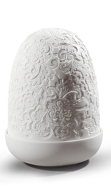 Lladro Light And Fragrance, Lace Dome Table Lamp