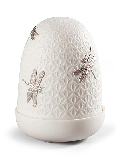 Lladro Light And Fragrance, Dragonflies Dome Table Lamp
