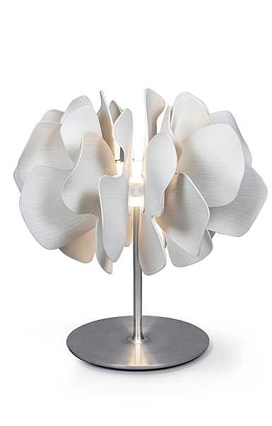 Lladro Modern Lighting, Nightbloom Table Lamp. White.