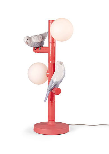 Lladro Modern Lighting, Parrot Table Lamp.
