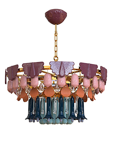 Lladro Classic Lighting, Seasons Ceiling Lamp 70 Cm. Fall