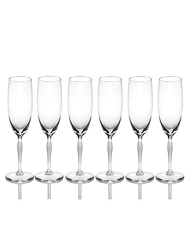 Lalique 100 Points Toasting Flute Glass By James Suckling Set of 6