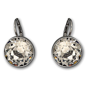 Swarovski Bella Black Diamond Pierced Earrings | Crystal Classics