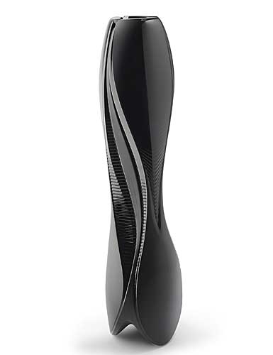 Lalique Visio By Zaha Hadid 23" Vase, Black