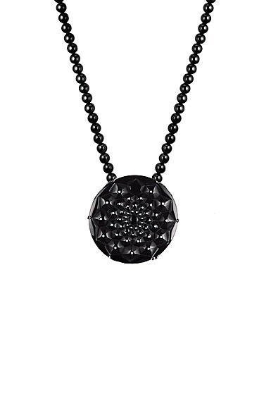 Lalique Cactus Necklace, Black