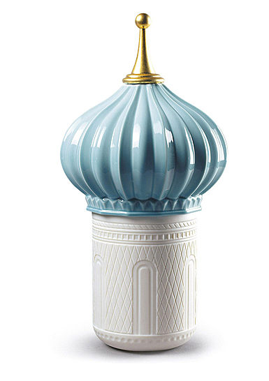 Lladro Light And Fragrance, North Tower Candle 1001 Lights. Unbreakable Spirit Scent