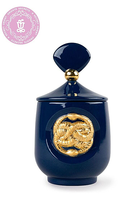 Lladro Light And Fragrance, Snake Candle Luxurious Animals. A Secret Orient Scent