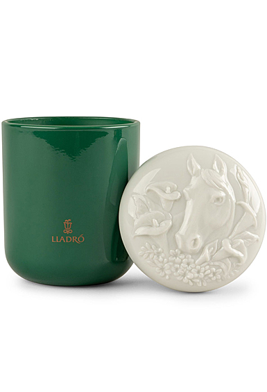 Lladro Light And Fragrance, Horse Candle - Gardens Of Valencia