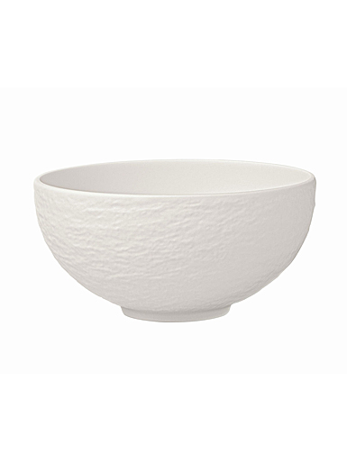 Villeroy and Boch Manufacture Rock Blanc Medium Rice Bowl