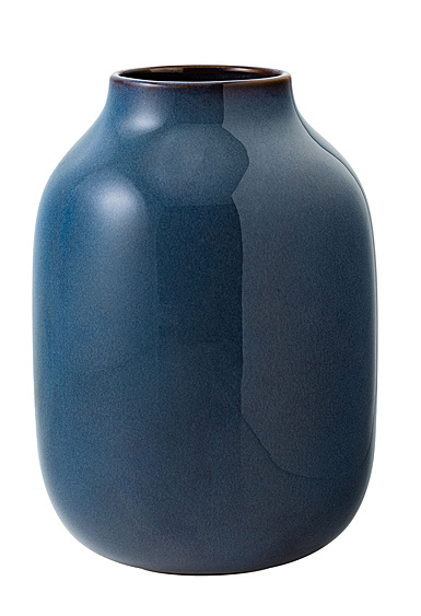 Villeroy and Boch Lave Home Nek Vase Large Bleu Uni