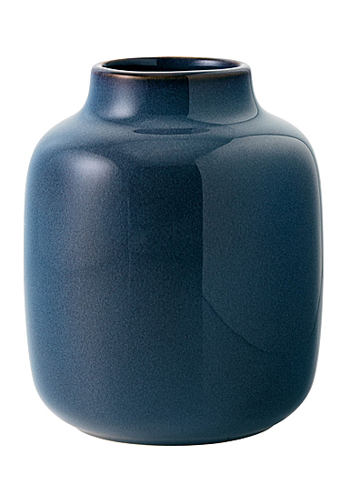 Villeroy and Boch Lave Home Nek Vase Small Bleu Uni