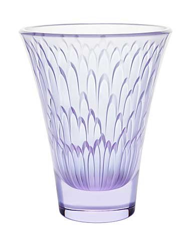 Lalique Flora Bella Vase, Blue Lavender