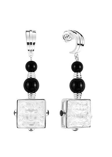 Lalique Arethuse Earrings, Black