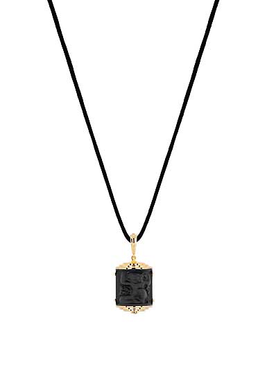 Lalique Nysa Pendant Necklace, Noir