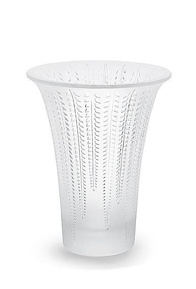 Lalique Glycines Flared 7" Vase