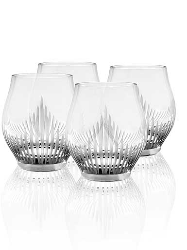 Lalique 100 Points Shot Crystal Glasses By James Suckling, Set of Four