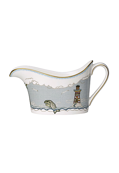 Wedgwood Sailors Farewell Sauce Boat and Stand