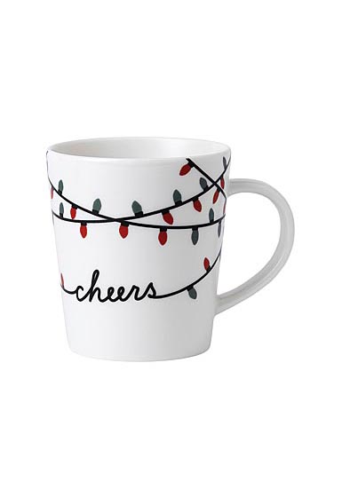 ED Ellen DeGeneres By Royal Doulton Christmas Cheers Mug