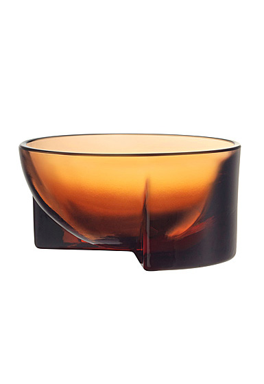 Iittala Kuru Glass Bowl 5" Seville Orange