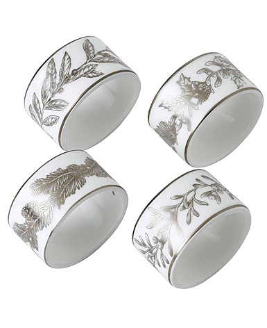 Wedgwood 2020 Winter White Napkin Ring Set of Four