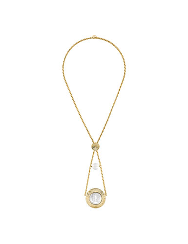 Lalique Le Baiser Necklace, Gold Vermeil