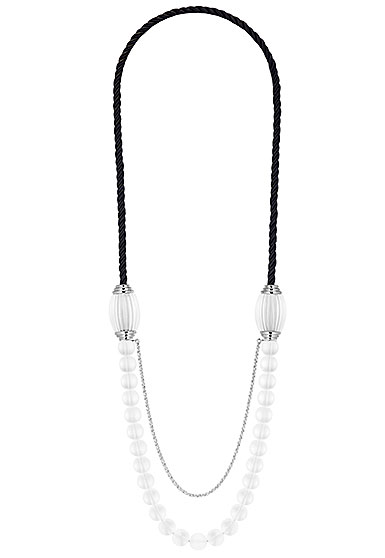 Lalique Vibrante Long Necklace, Silver