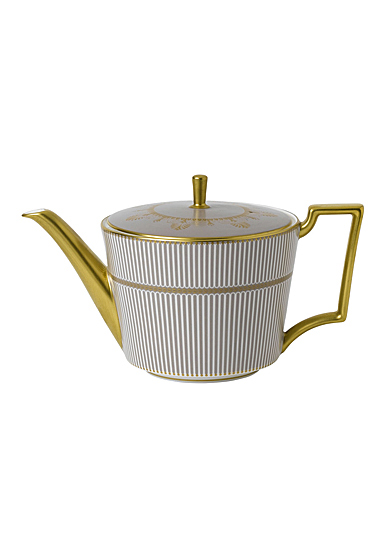 Wedgwood Anthemion Grey Teapot 1 L