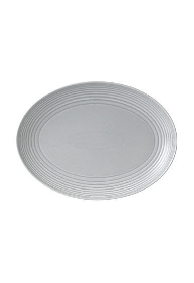 Royal Doulton Gordon Ramsay Maze Light Grey Oval Platter