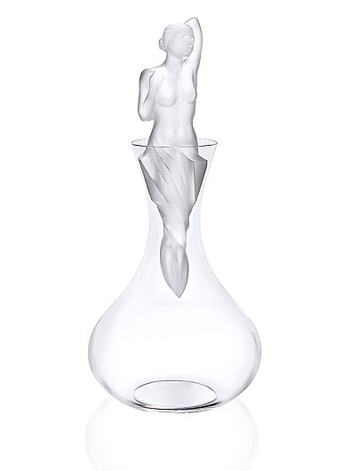 Lalique Crystal, Aphrodite 2017 Vintage Edition Crystal Carafe, Clear