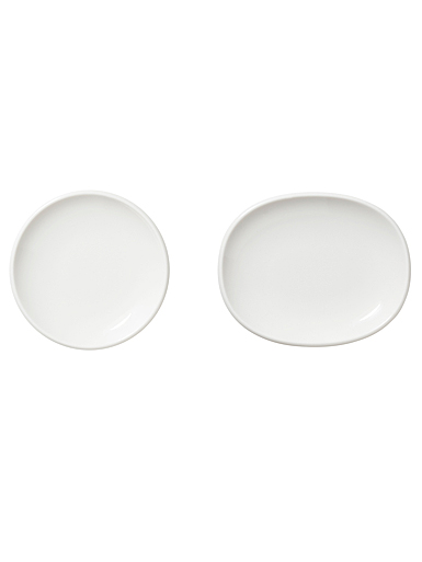 Iittala Raami Small Plate White Set of 2, 4.5" and 5.25"