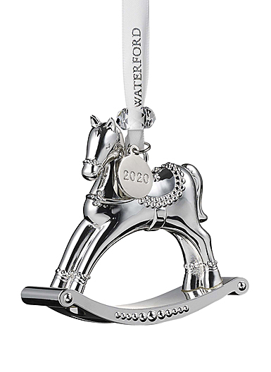 Waterford 2020 Silver Rocking Horse Ornament