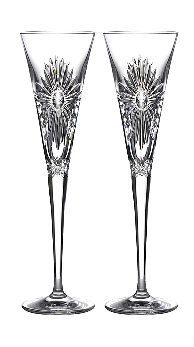 Waterford 2021 Times Square Clear Flute Pair