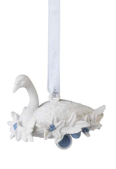 Wedgwood 2021 Annual Seven Swans Ornament