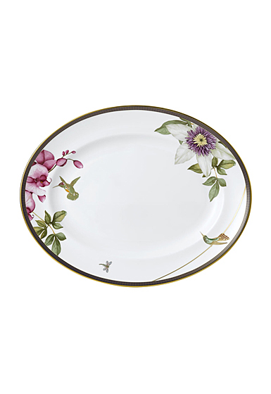 Wedgwood Hummingbird Oval Platter 13.75"