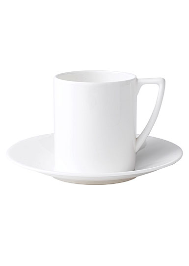 Wedgwood Jasper Conran White Coffee Cup and Saucer