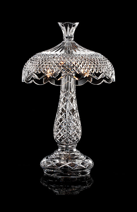 Waterford Crystal, Achill 23" Crystal Lamp