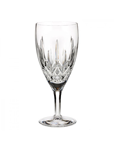 Waterford Crystal LISMORE Footed Beverage Juice Glasses IRELAND 2 NEW / BOX! 