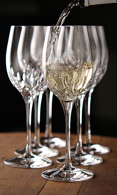 Waterford Lismore Essence Crystal White Wine, Set of 6
