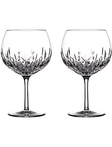 Waterford Crystal Gin Journeys Lismore Balloon Glasses, Pair