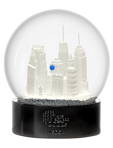 Waterford Crystal Times Square 2022 Gift of Wisdom Snow Globe