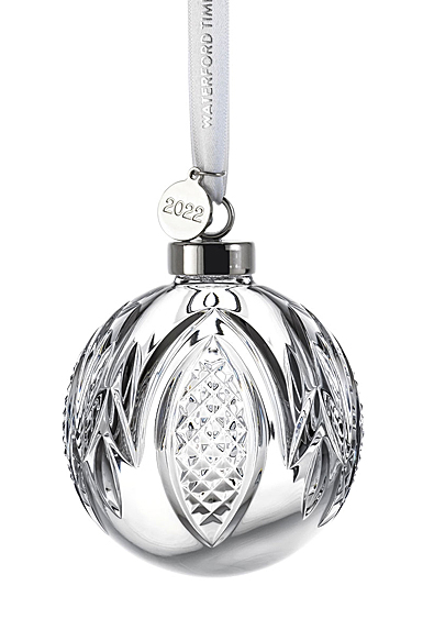 Waterford Crystal Times Square 2022 Gift of Wisdom Ball Dated Ornament