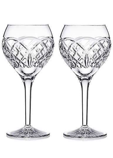 Waterford Crystal Kieran Balloon Wine Glasses, Pair