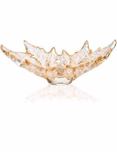 Lalique Champs Elysees Grand 24" Bowl, Gold Luster