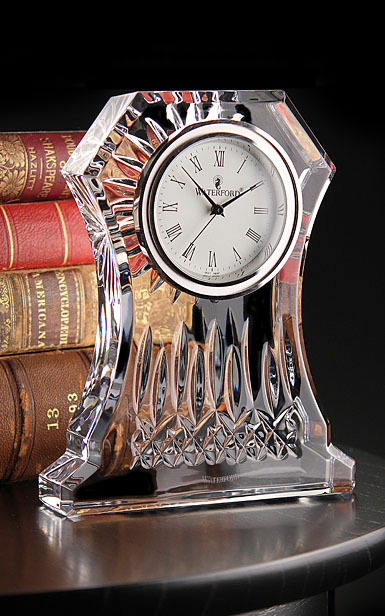 Waterford Lismore Large Crystal Clock