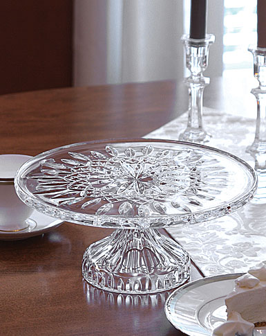 Waterford Crystal Lismore Footed 11" Cake Plate